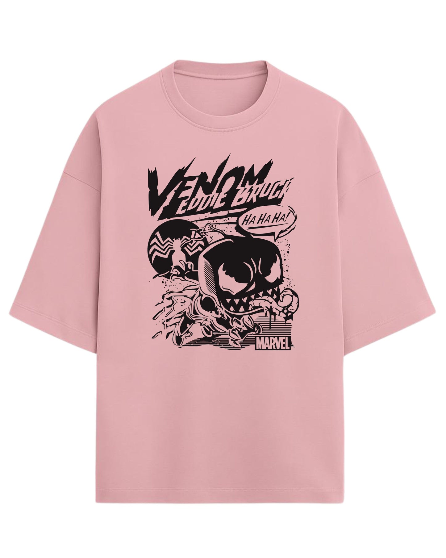 Venom “Eddie Brock Chaos” Oversized T-Shirt | Marvel Villain Graphic Tee | Premium 260 GSM Cotton