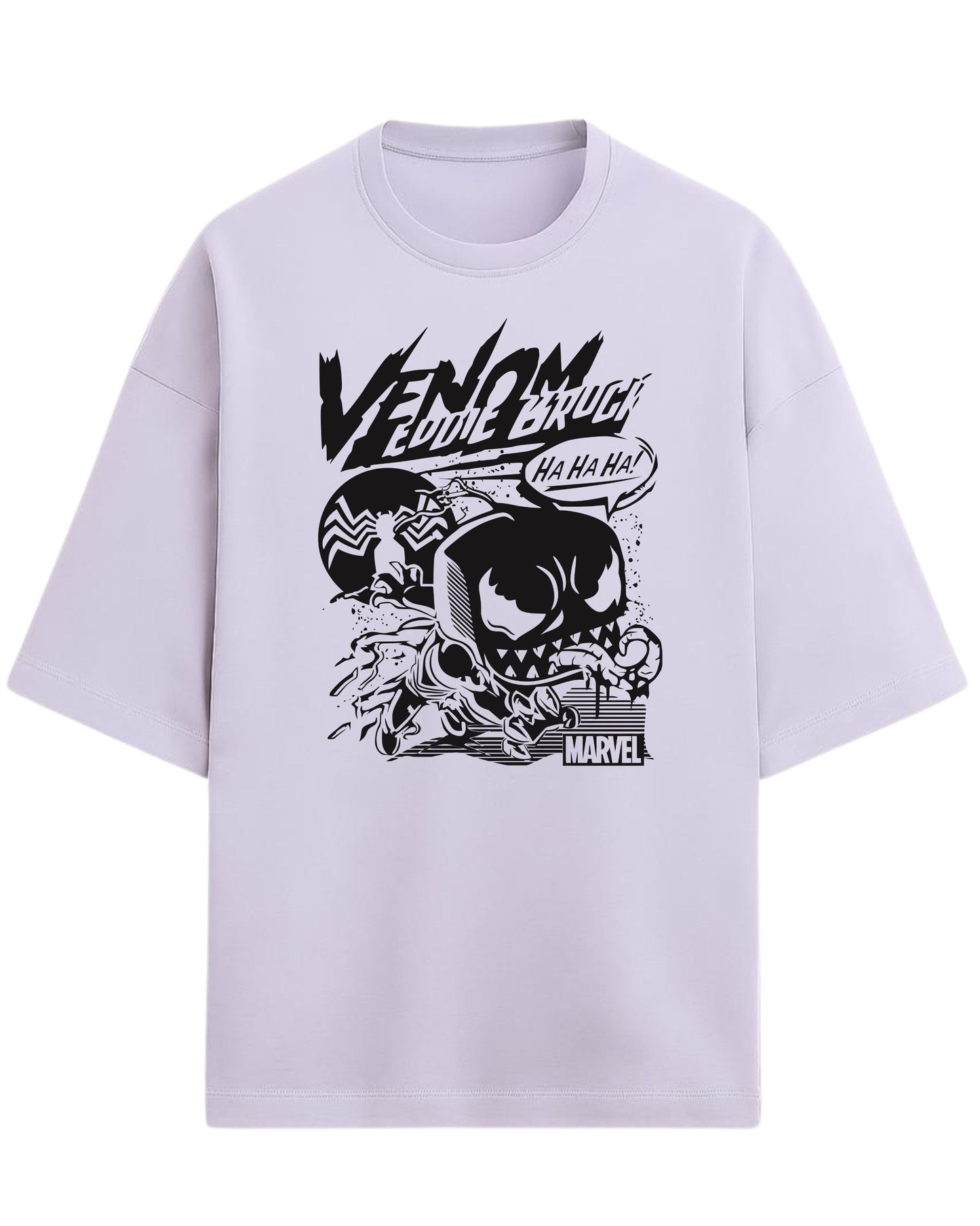 Venom “Eddie Brock Chaos” Oversized T-Shirt | Marvel Villain Graphic Tee | Premium 260 GSM Cotton