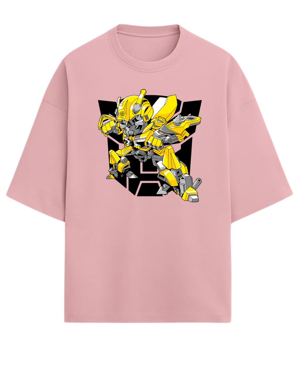 Bumblebee “Autobot Hero” Oversized T-Shirt | Transformers Graphic Tee | Premium 260 GSM Cotton