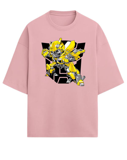 Bumblebee “Autobot Hero” Oversized T-Shirt | Transformers Graphic Tee | Premium 260 GSM Cotton