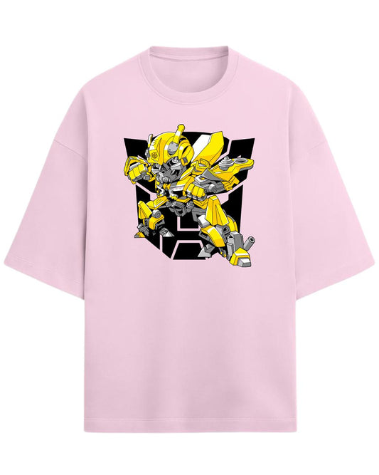 Bumblebee “Autobot Hero” Oversized T-Shirt | Transformers Graphic Tee | Premium 260 GSM Cotton