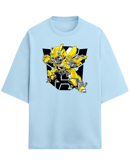 Bumblebee “Autobot Hero” Oversized T-Shirt | Transformers Graphic Tee | Premium 260 GSM Cotton