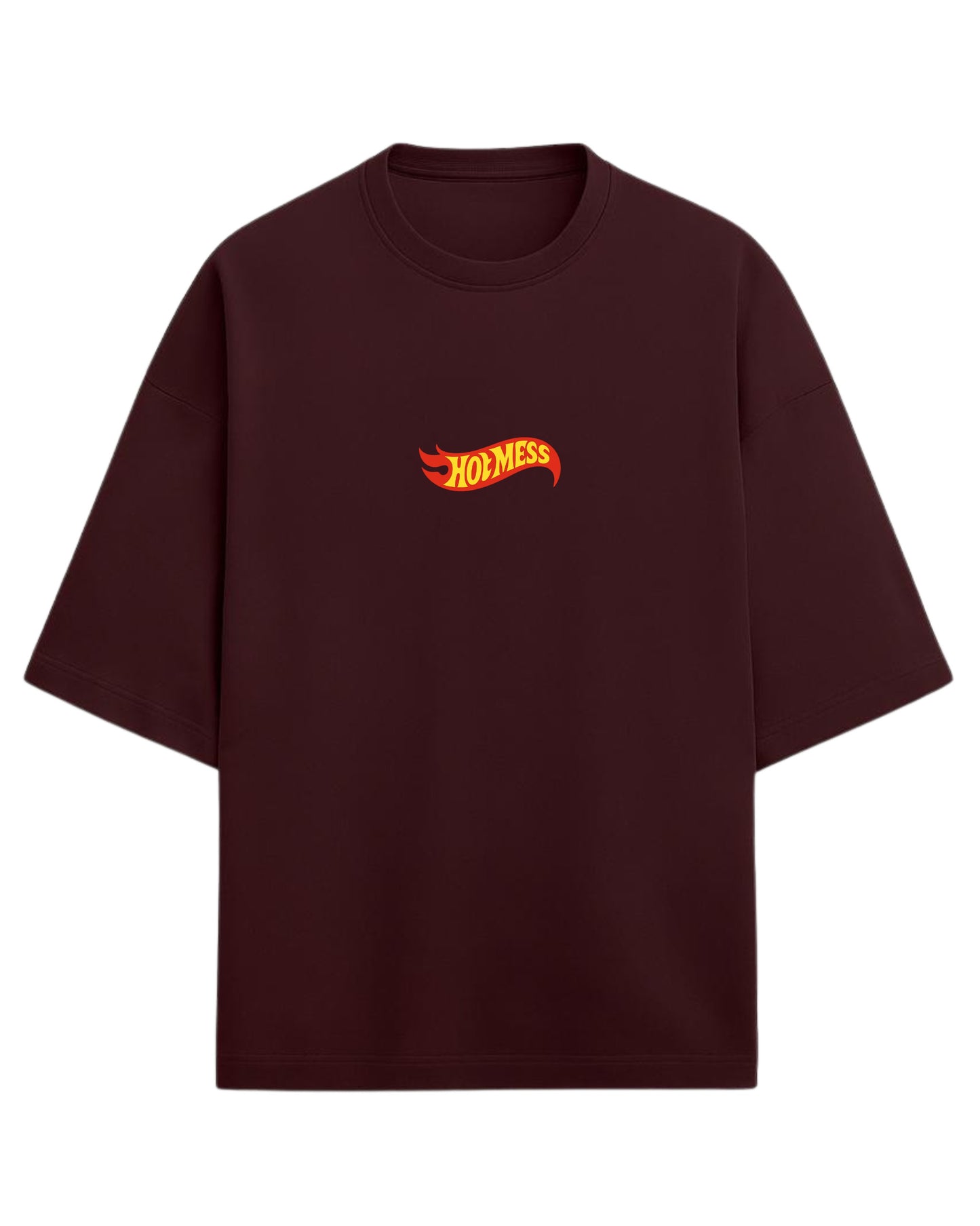 HOTMESS Graphic Oversized T-Shirt | Hotmess Graphic Tee | Premium 260 GSM Cotton