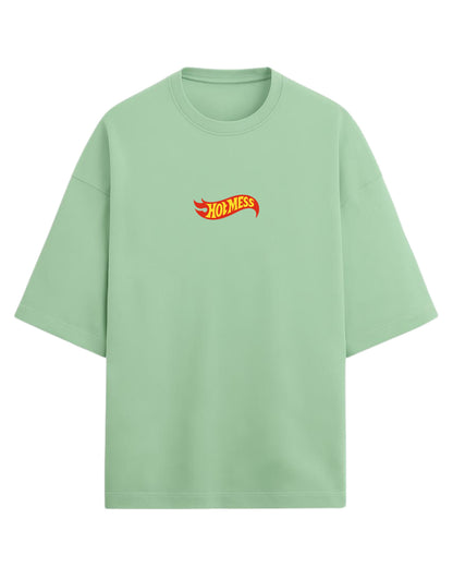 HOTMESS Graphic Oversized T-Shirt | Hotmess Graphic Tee | Premium 260 GSM Cotton