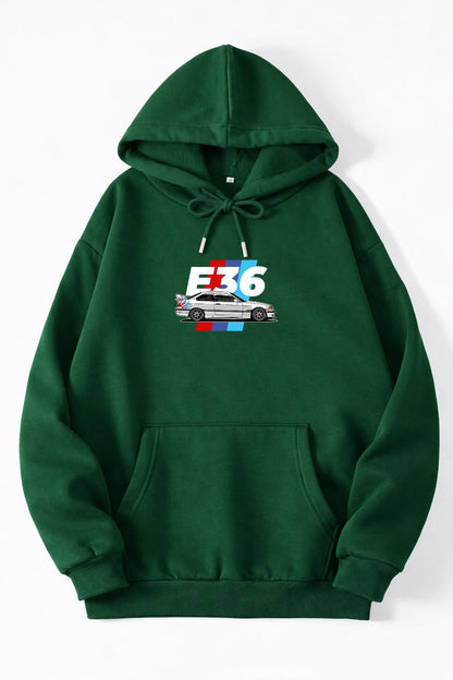 BMW E36 Oversized Hoodie | Legendary German Car Graphic | Heavyweight 400 GSM Cotton