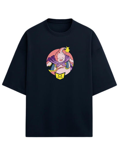 Majin Buu Oversized Tees | Dragon Ball Z Graphic Tee | Premium 260 GSM Cotton Blend