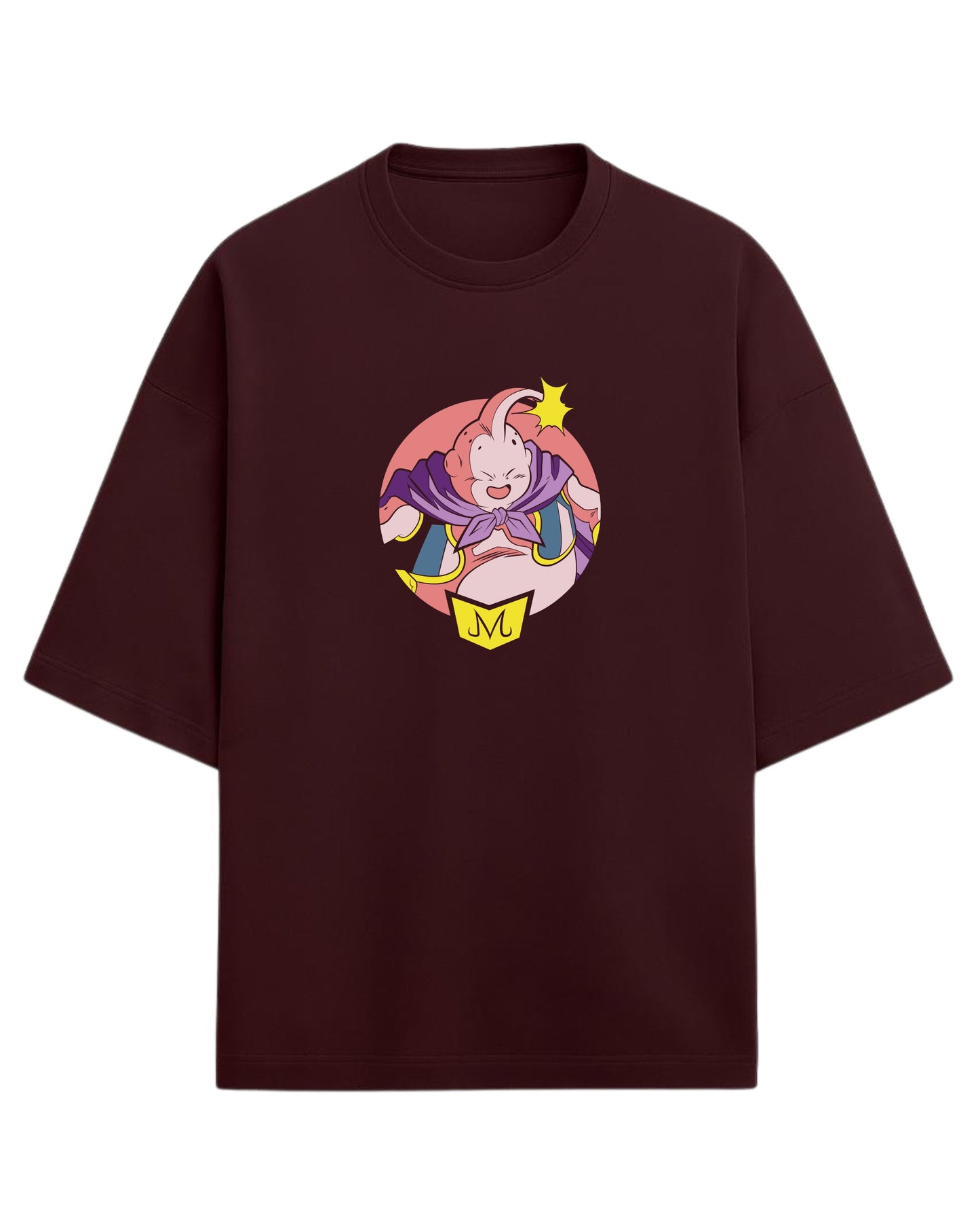 Majin Buu Oversized Tees | Dragon Ball Z Graphic Tee | Premium 260 GSM Cotton Blend