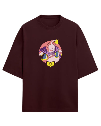 Majin Buu Oversized Tees | Dragon Ball Z Graphic Tee | Premium 260 GSM Cotton Blend