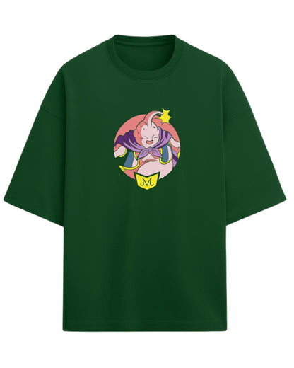 Majin Buu Oversized Tees | Dragon Ball Z Graphic Tee | Premium 260 GSM Cotton Blend
