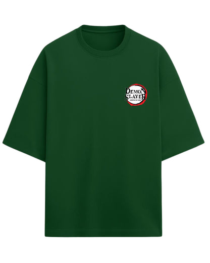 Zenitsu Agatsuma Oversized T-Shirt | Demon Slayer Anime Graphic Tee | Premium 260 GSM Cotton Blend