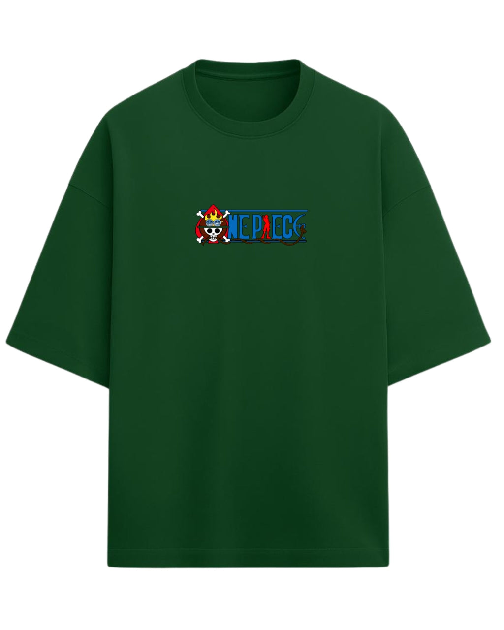 Crocodile Oversized Tees  | One Piece Anime Graphic Tee | Premium 260 GSM Cotton Blend