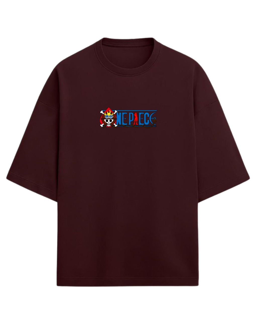 Crocodile Oversized Tees  | One Piece Anime Graphic Tee | Premium 260 GSM Cotton Blend