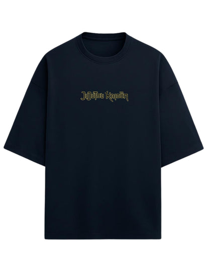 Gojo Satoru “Infinity Domain” Oversized T-Shirt | Jujutsu Kaisen Graphic Tee | Premium 260 GSM Cotton