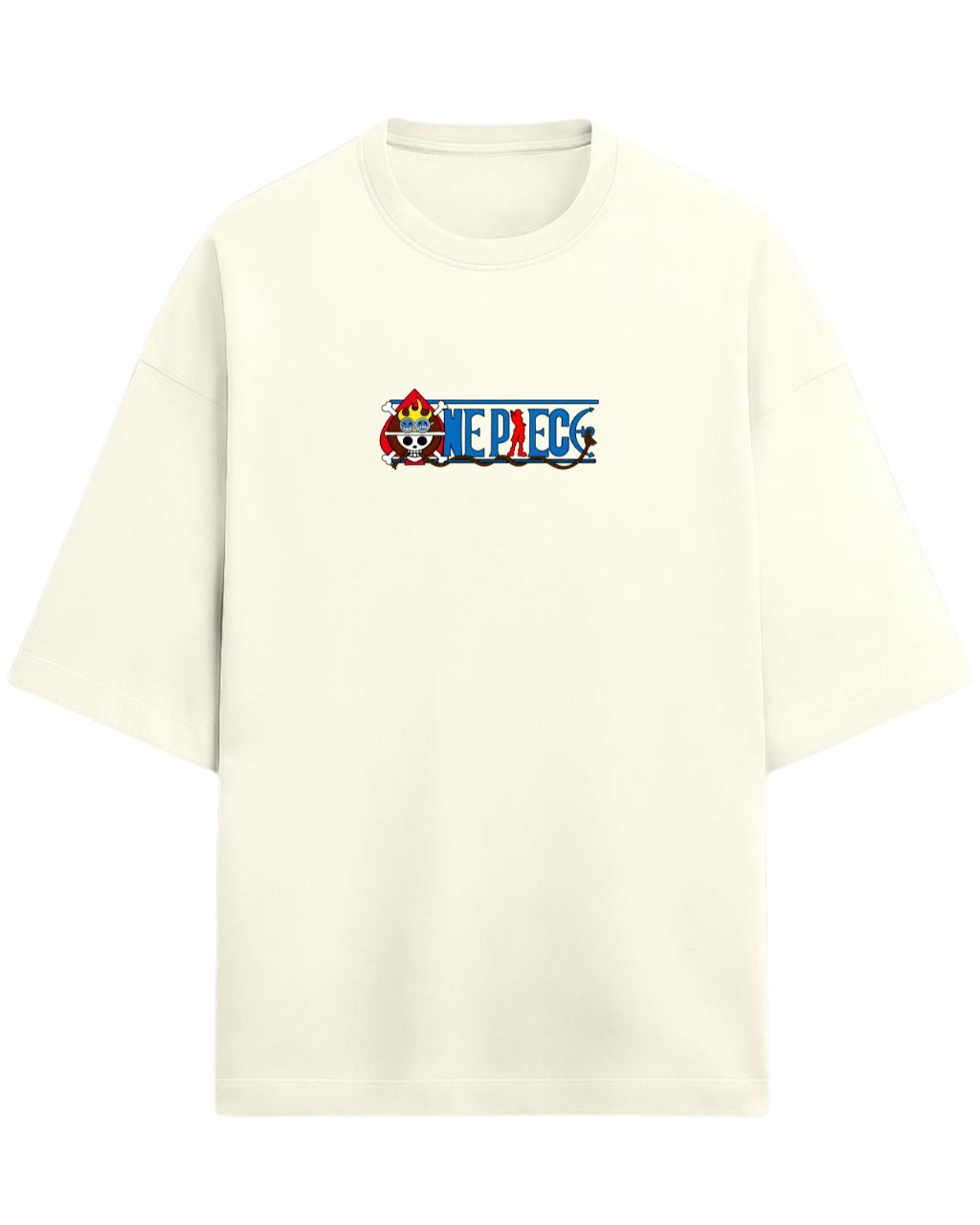 Crocodile Oversized Tees  | One Piece Anime Graphic Tee | Premium 260 GSM Cotton Blend