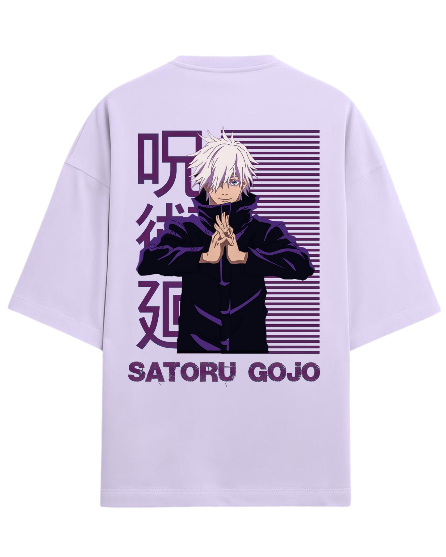 Satoru Gojo Infinity Mode Oversized T-Shirt | Jujutsu Kaisen Graphic Tee | Premium 260 GSM Cotton