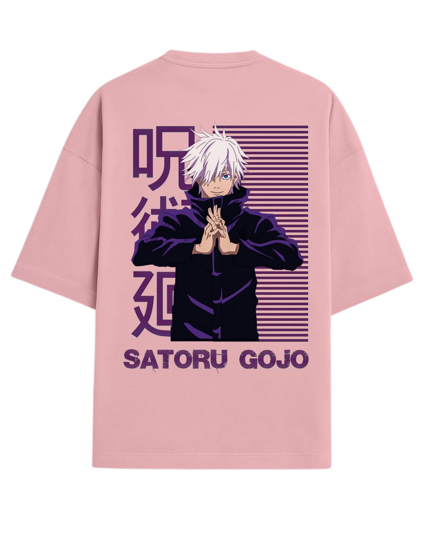 Satoru Gojo Infinity Mode Oversized T-Shirt | Jujutsu Kaisen Graphic Tee | Premium 260 GSM Cotton