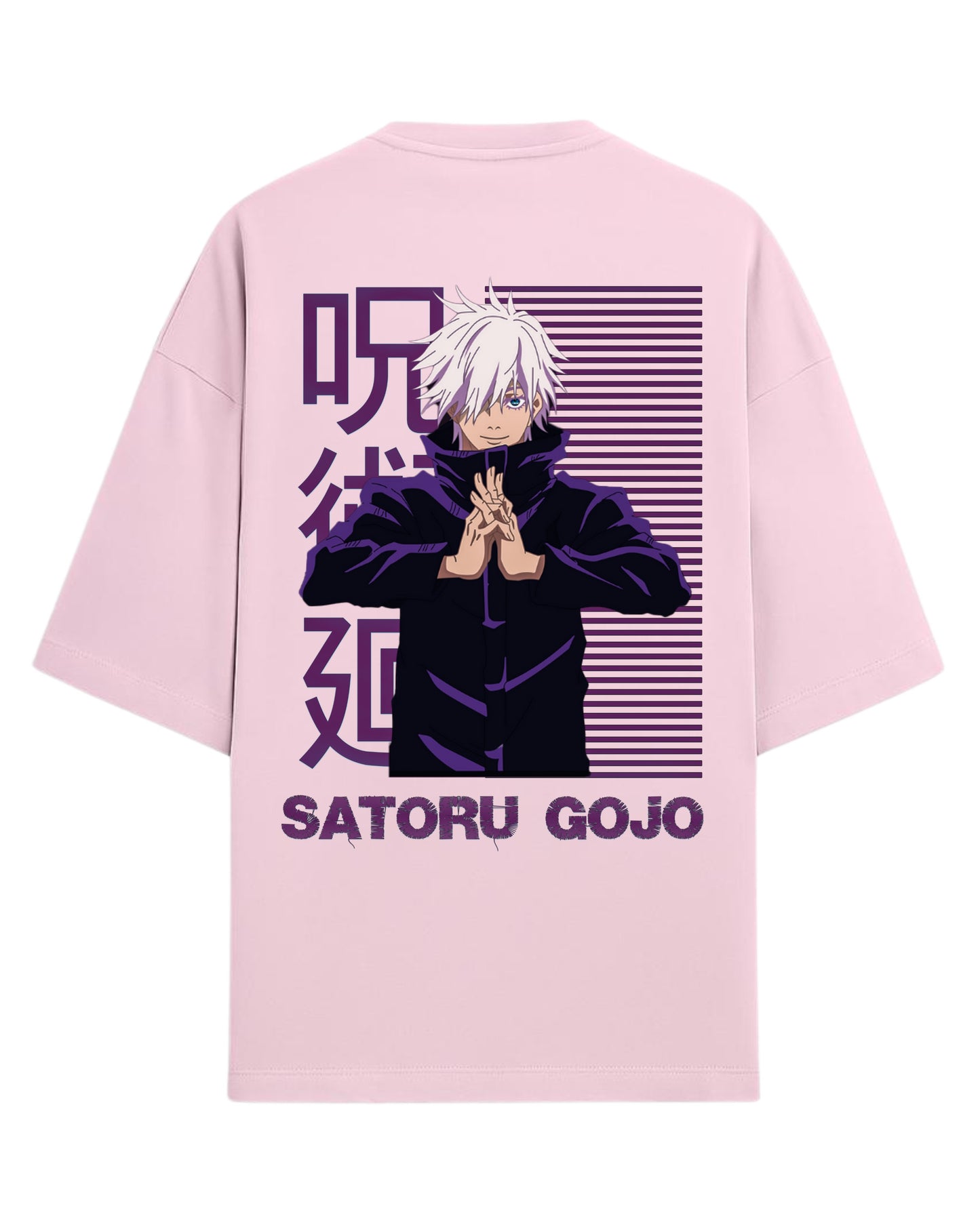 Satoru Gojo Infinity Mode Oversized T-Shirt | Jujutsu Kaisen Graphic Tee | Premium 260 GSM Cotton