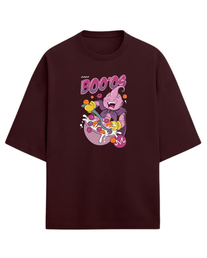 Majin Buu "BOO’OS Cereal" Oversized T-Shirt | Dragon Ball Z Anime Graphic Tee | Premium 260 GSM Cotton Blend
