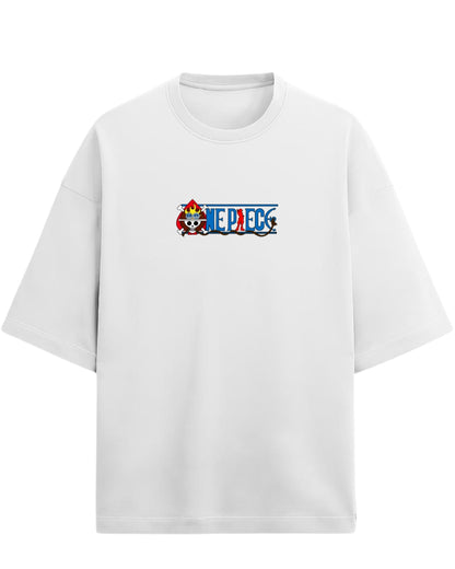 Crocodile Oversized Tees  | One Piece Anime Graphic Tee | Premium 260 GSM Cotton Blend