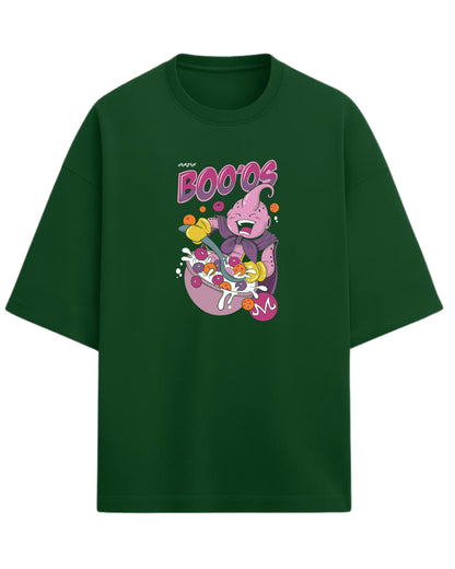 Majin Buu "BOO’OS Cereal" Oversized T-Shirt | Dragon Ball Z Anime Graphic Tee | Premium 260 GSM Cotton Blend