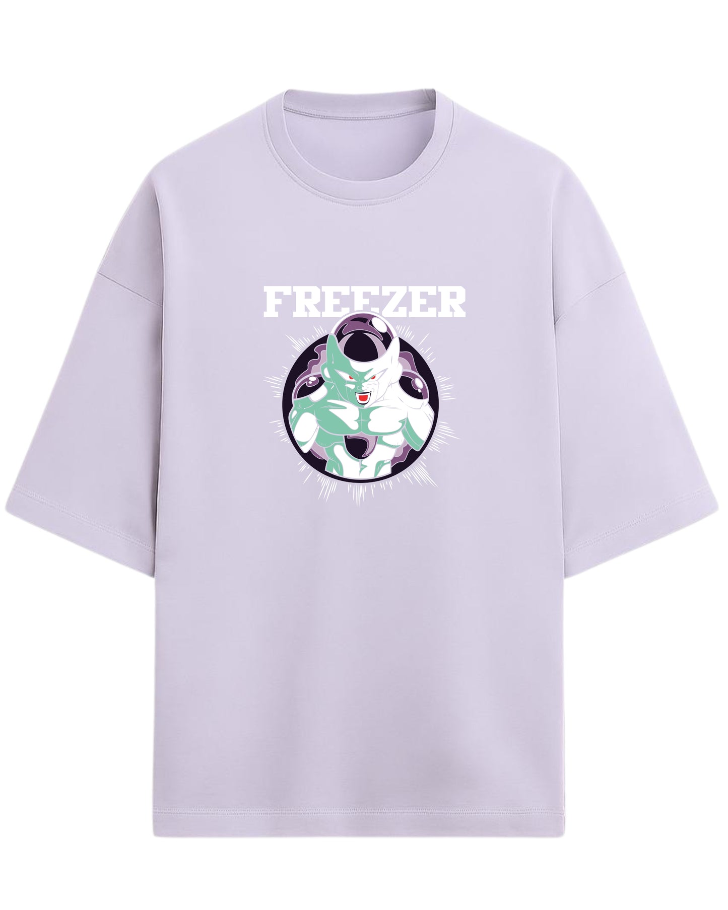 Dragon Ball Z Frieza Oversized T-Shirt – Galactic Villain Streetwear | Unisex Drop Shoulder Graphic Tee | Premium 260 GSM Cotton Blend
