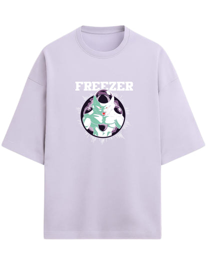 Dragon Ball Z Frieza Oversized T-Shirt – Galactic Villain Streetwear | Unisex Drop Shoulder Graphic Tee | Premium 260 GSM Cotton Blend