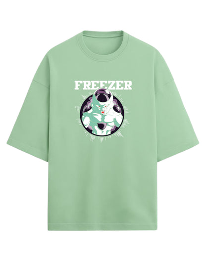 Dragon Ball Z Frieza Oversized T-Shirt – Galactic Villain Streetwear | Unisex Drop Shoulder Graphic Tee | Premium 260 GSM Cotton Blend