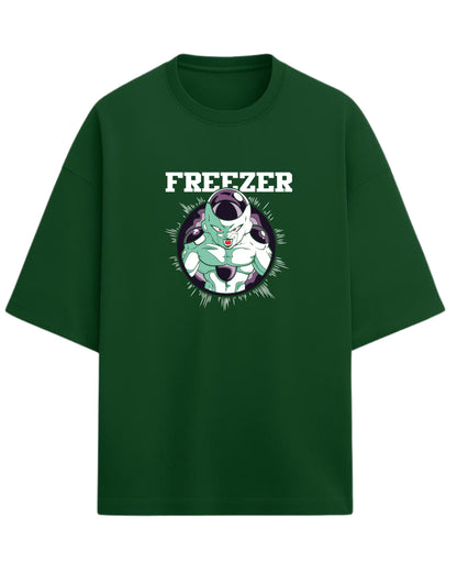 Dragon Ball Z Frieza Oversized T-Shirt – Galactic Villain Streetwear | Unisex Drop Shoulder Graphic Tee | Premium 260 GSM Cotton Blend