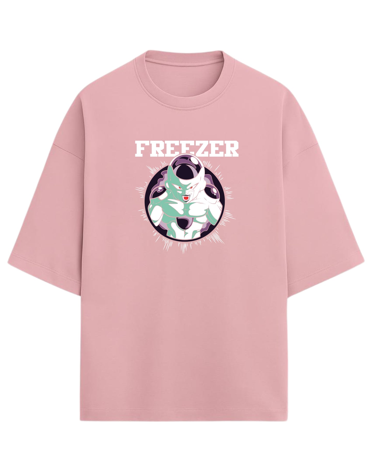 Dragon Ball Z Frieza Oversized T-Shirt – Galactic Villain Streetwear | Unisex Drop Shoulder Graphic Tee | Premium 260 GSM Cotton Blend