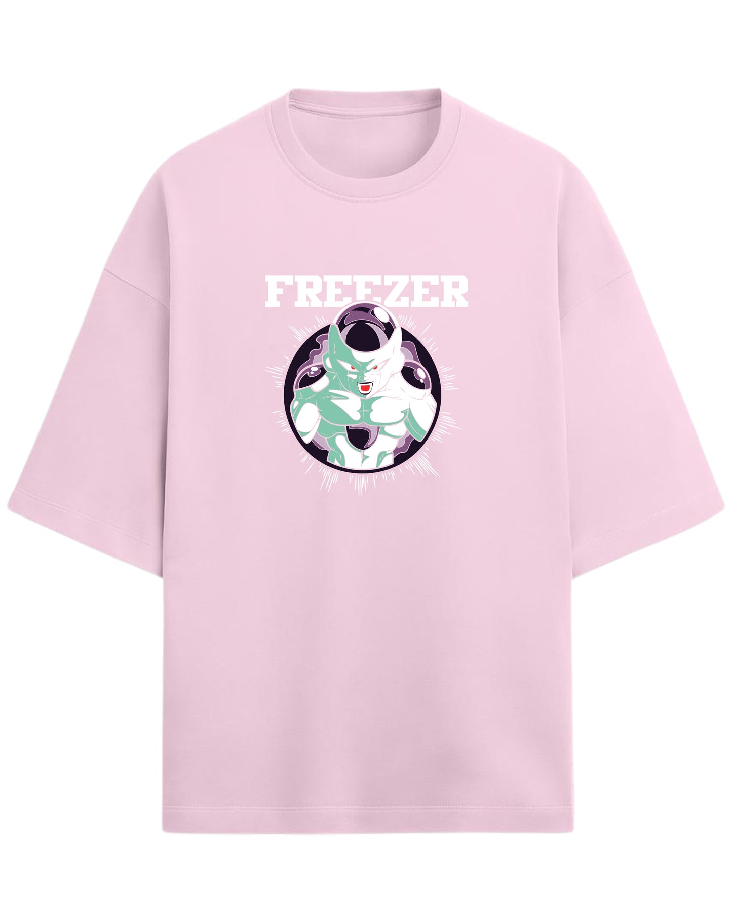 Dragon Ball Z Frieza Oversized T-Shirt – Galactic Villain Streetwear | Unisex Drop Shoulder Graphic Tee | Premium 260 GSM Cotton Blend