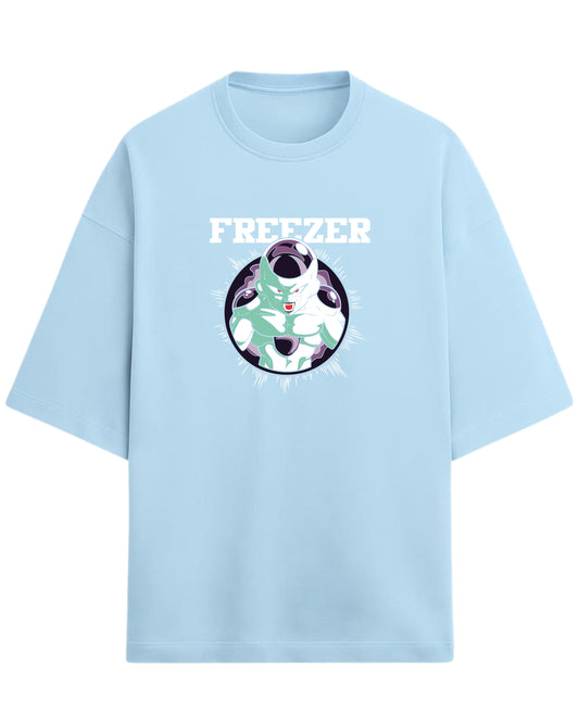 Dragon Ball Z Frieza Oversized T-Shirt – Galactic Villain Streetwear | Unisex Drop Shoulder Graphic Tee | Premium 260 GSM Cotton Blend