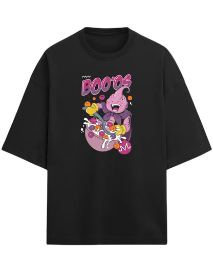 Majin Buu "BOO’OS Cereal" Oversized T-Shirt | Dragon Ball Z Anime Graphic Tee | Premium 260 GSM Cotton Blend