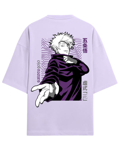 Gojo Satoru “Hollow Technique: Purple” Oversized T-Shirt | Jujutsu Kaisen Graphic Tee | Premium 260 GSM Cotton
