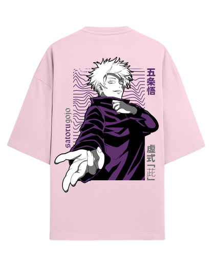 Gojo Satoru “Hollow Technique: Purple” Oversized T-Shirt | Jujutsu Kaisen Graphic Tee | Premium 260 GSM Cotton