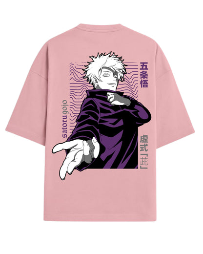 Gojo Satoru “Hollow Technique: Purple” Oversized T-Shirt | Jujutsu Kaisen Graphic Tee | Premium 260 GSM Cotton