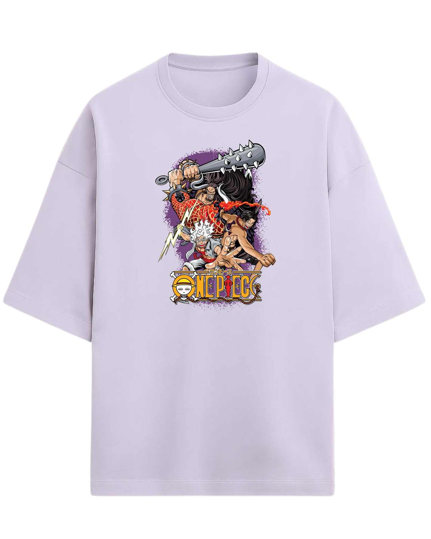 One Piece Kaido, Ace & Gear 5 Luffy Oversized Tees | One Piece Graphic Tees | Premium 260 GSM Cotton Blend