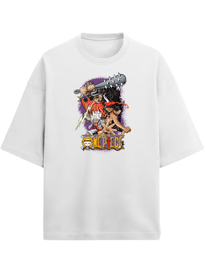 One Piece Kaido, Ace & Gear 5 Luffy Oversized Tees | One Piece Graphic Tees | Premium 260 GSM Cotton Blend