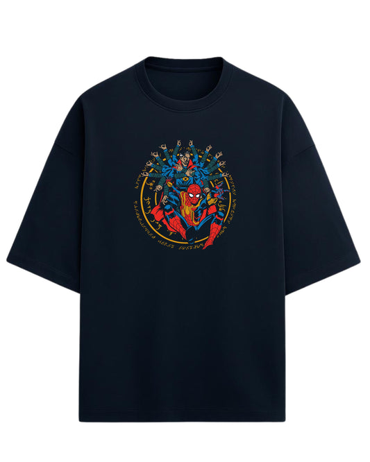 Spider-Man x Doctor Strange “Multiverse Magic” Oversized T-Shirt | Marvel Graphic Tee | Premium 260 GSM Cotton
