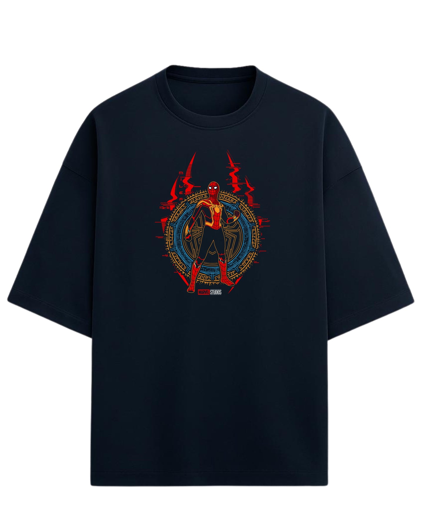 Spider-Man “No Way Home Suit” Oversized T-Shirt | Marvel Graphic Tee | Premium 260 GSM Cotton