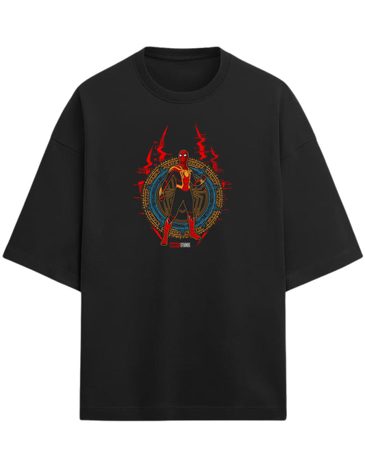 Spider-Man “No Way Home Suit” Oversized T-Shirt | Marvel Graphic Tee | Premium 260 GSM Cotton