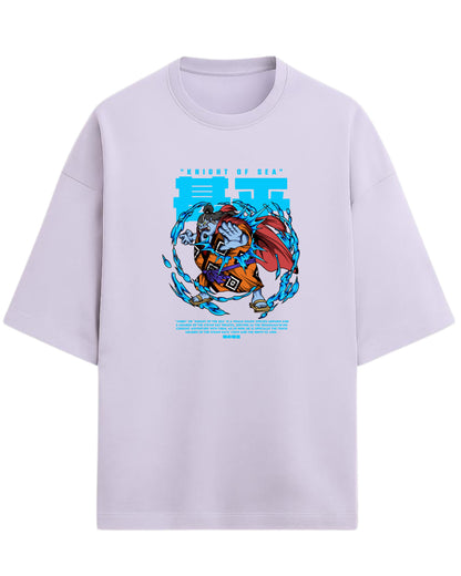 Jinbe “Knight of the Sea” Oversized T-Shirt | One Piece Graphic Tee | Premium 260 GSM Cotton