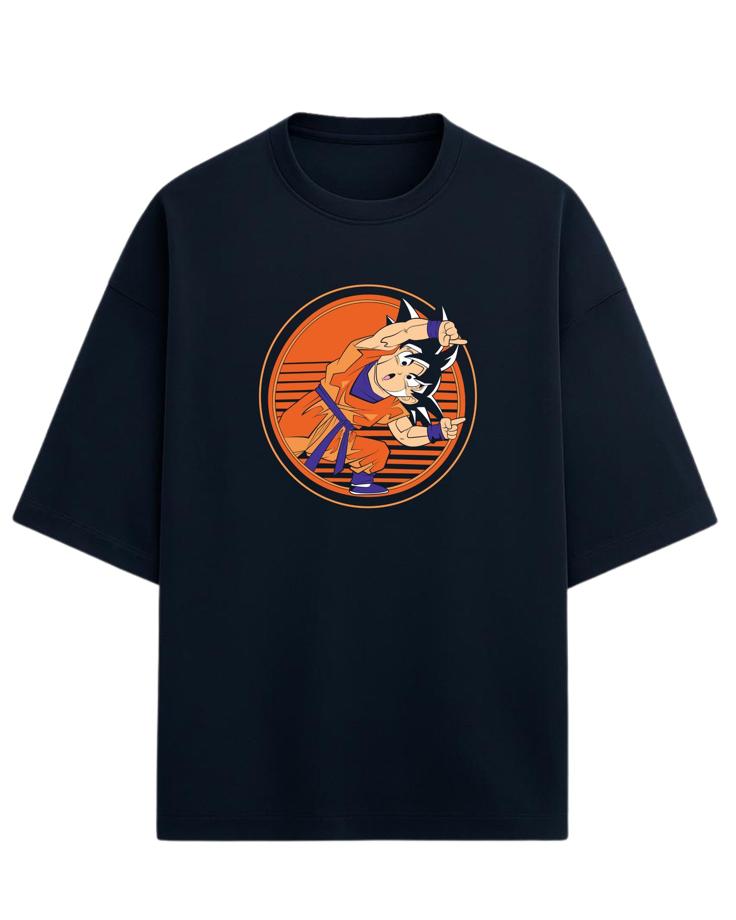 Kid Goku Oversized Tees | Dragon Ball Z Graphic Tee | Premium 260 GSM Cotton Blend