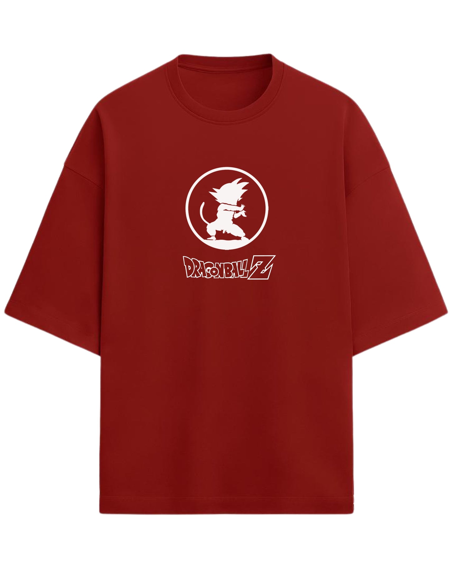 Young Goku “Saiyan Spirit” Oversized T-Shirt | Dragon Ball Z Graphic Tee | Premium 260 GSM Cotton