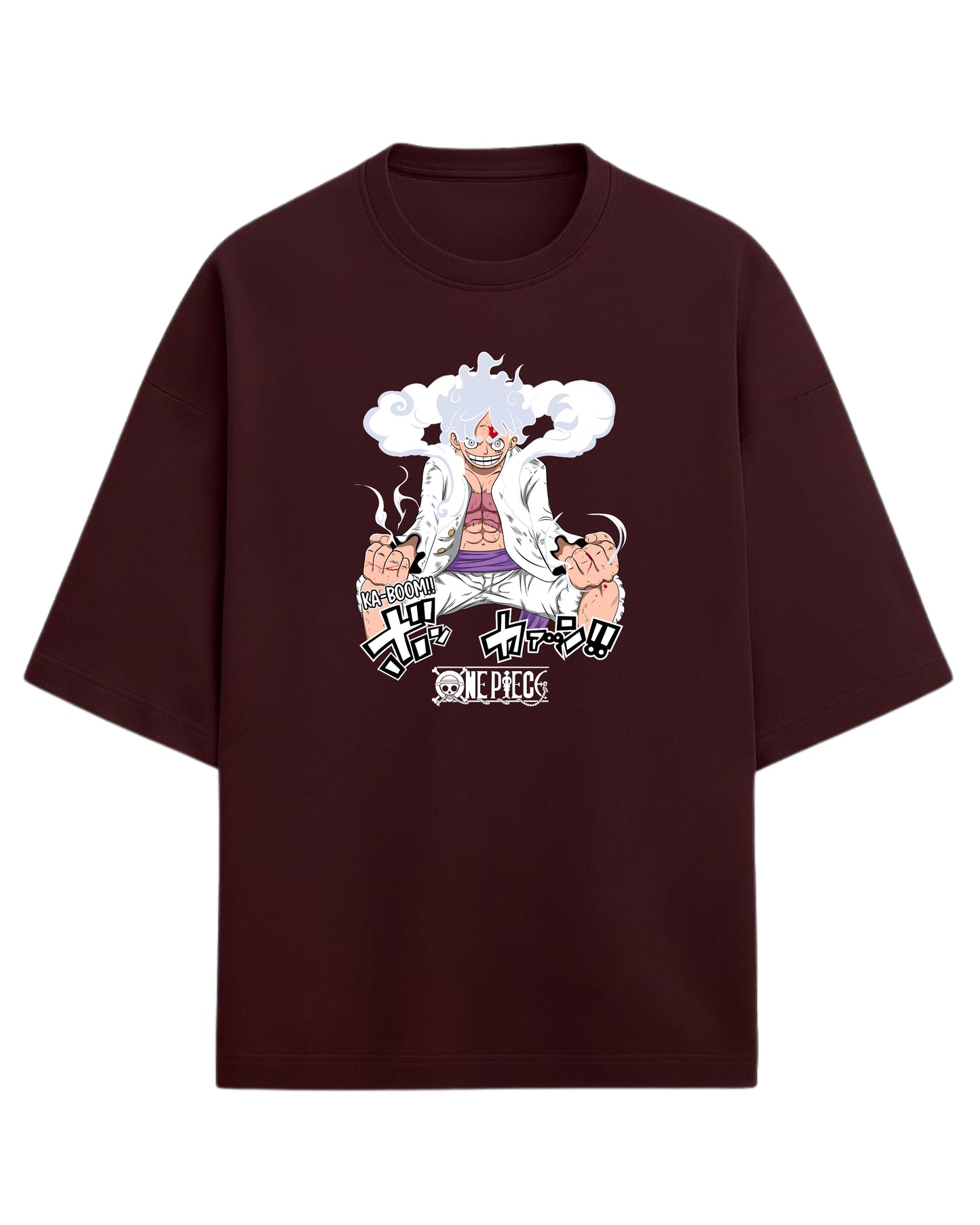 Luffy “Gear 5 Awakening” Oversized T-Shirt | One Piece Graphic Tee | Premium 260 GSM Cotton