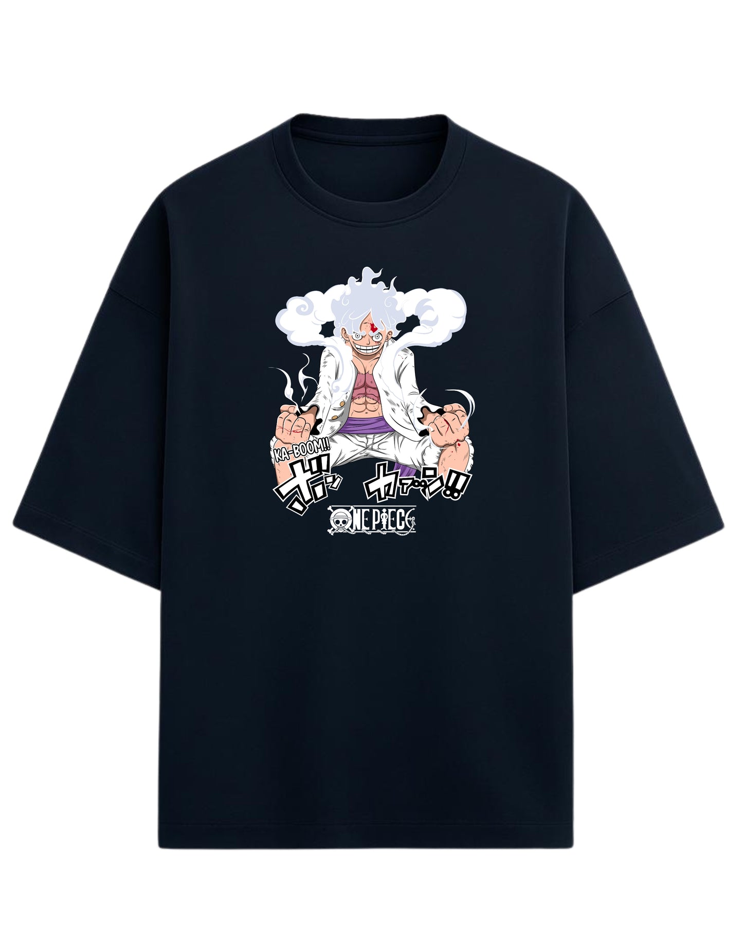 Luffy “Gear 5 Awakening” Oversized T-Shirt | One Piece Graphic Tee | Premium 260 GSM Cotton