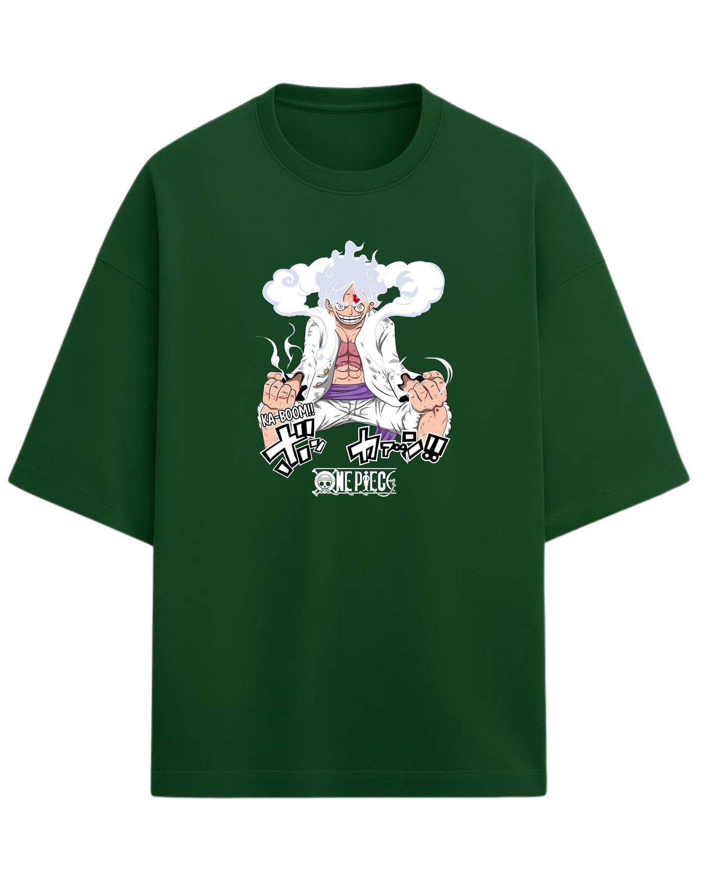 Luffy “Gear 5 Awakening” Oversized T-Shirt | One Piece Graphic Tee | Premium 260 GSM Cotton