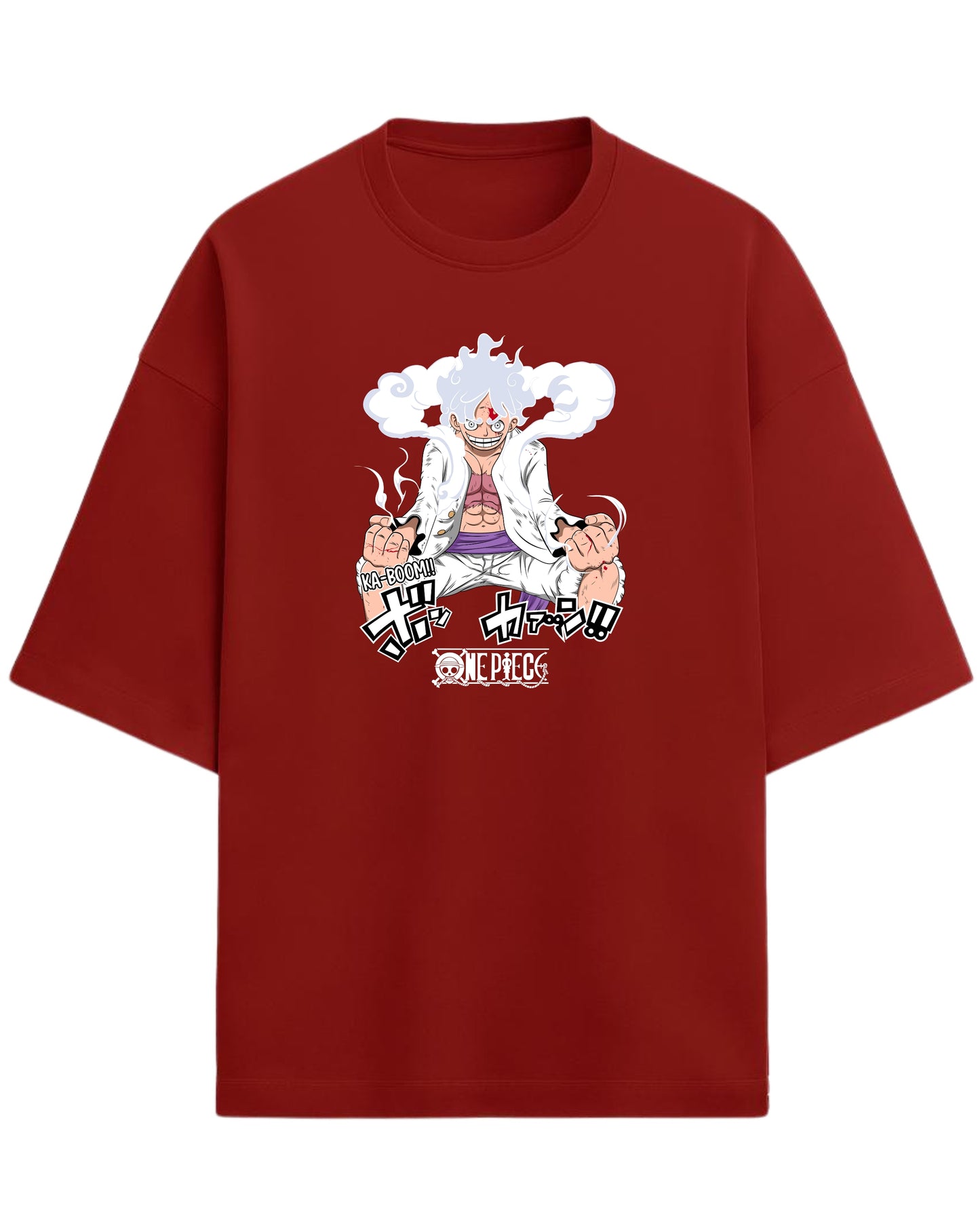 Luffy “Gear 5 Awakening” Oversized T-Shirt | One Piece Graphic Tee | Premium 260 GSM Cotton