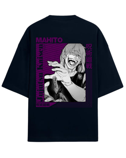 Mahito “Shape of Souls” Oversized T-Shirt | Jujutsu Kaisen Villain Graphic Tee | Premium 260 GSM Cotton