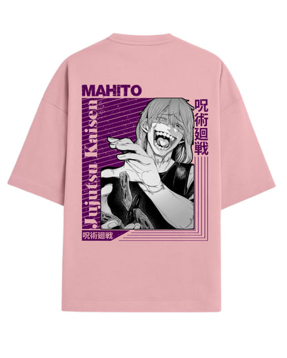 Mahito “Shape of Souls” Oversized T-Shirt | Jujutsu Kaisen Villain Graphic Tee | Premium 260 GSM Cotton