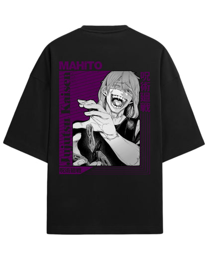 Mahito “Shape of Souls” Oversized T-Shirt | Jujutsu Kaisen Villain Graphic Tee | Premium 260 GSM Cotton